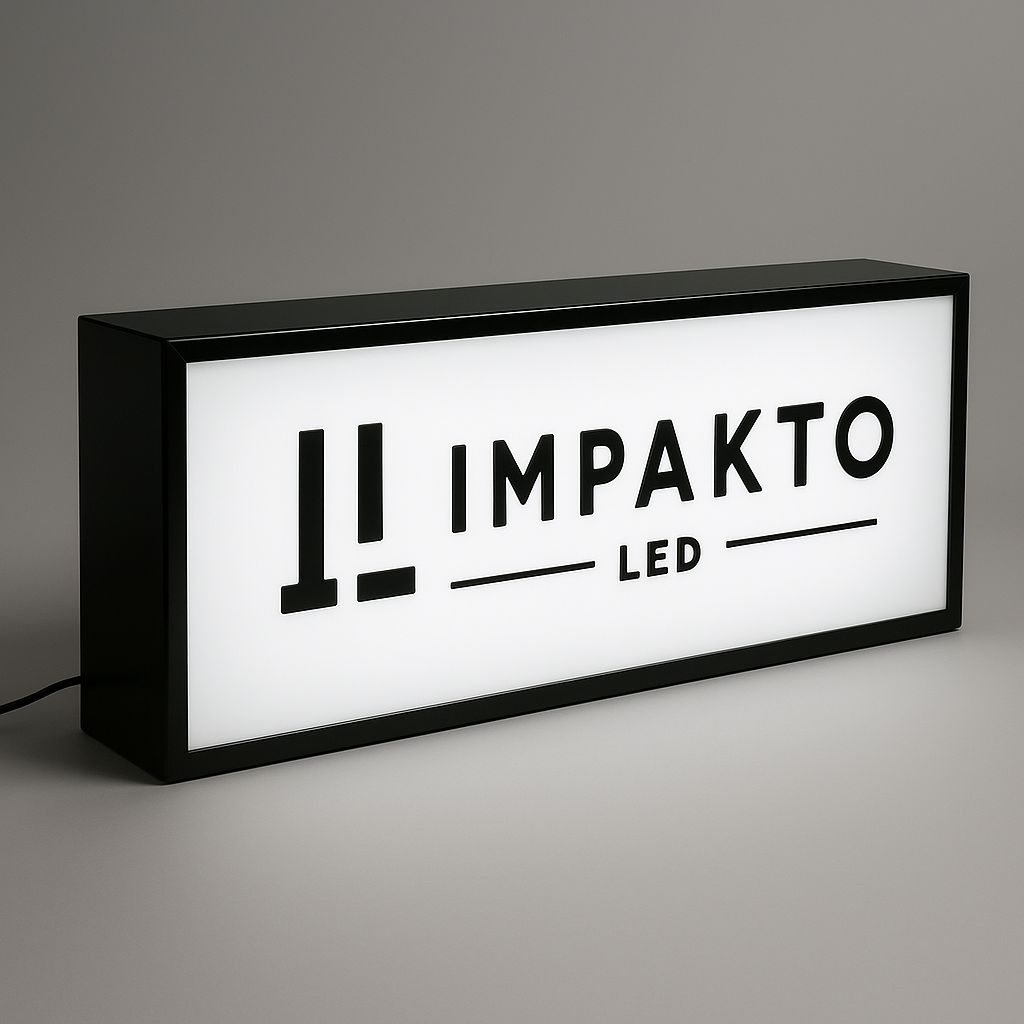 Caja De Luz Acrílica