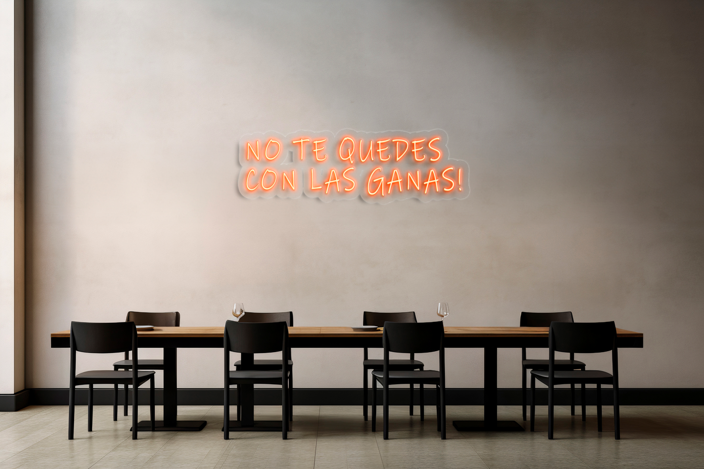 "No te quedes con las ganas"