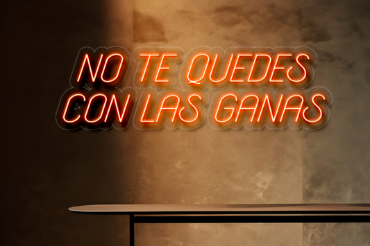 "No te quedes con las ganas"